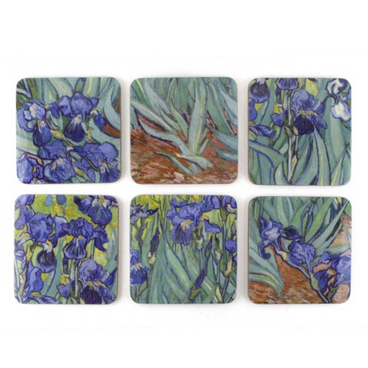 6 Untersetzer Vincent van Gogh - Irises