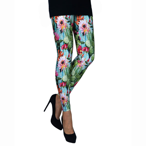 CRÖNERT bedruckte Legging Dont Touch - Cactus 78603