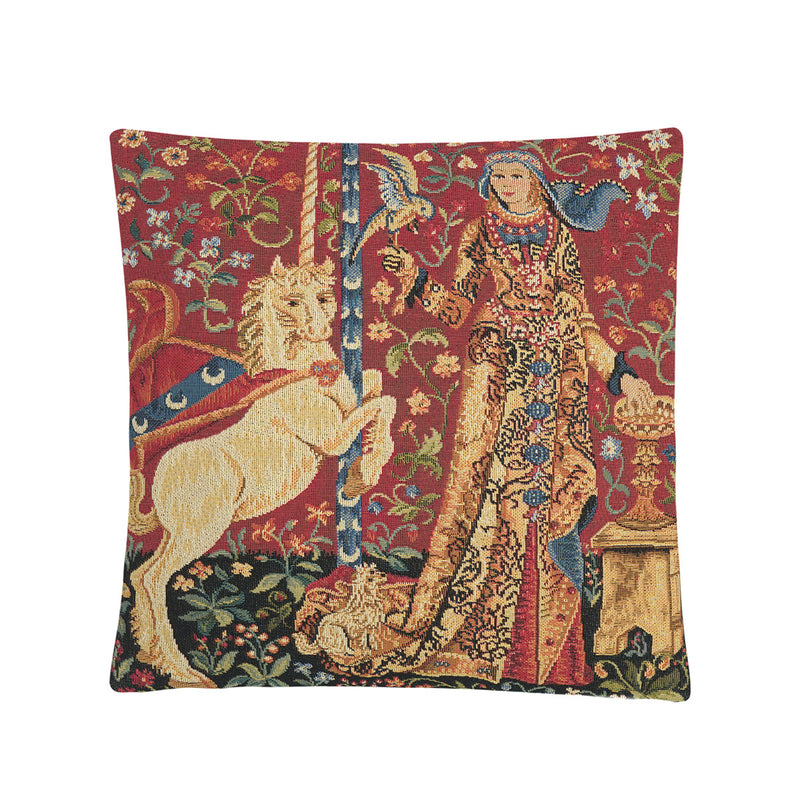 Gobelinkissen Lady with Unicorn -Einhorn