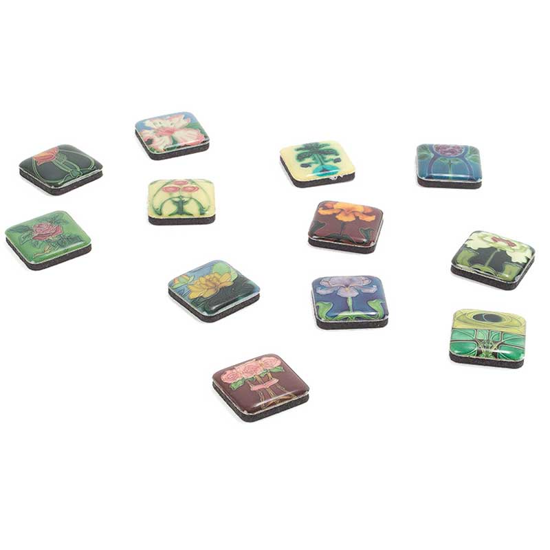 Mini Magnet-Set Art Nouveau Tile