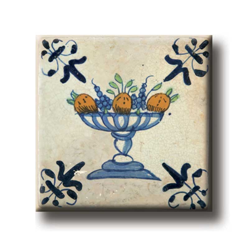 Magnet Delfter Fliese - Fruit bowl