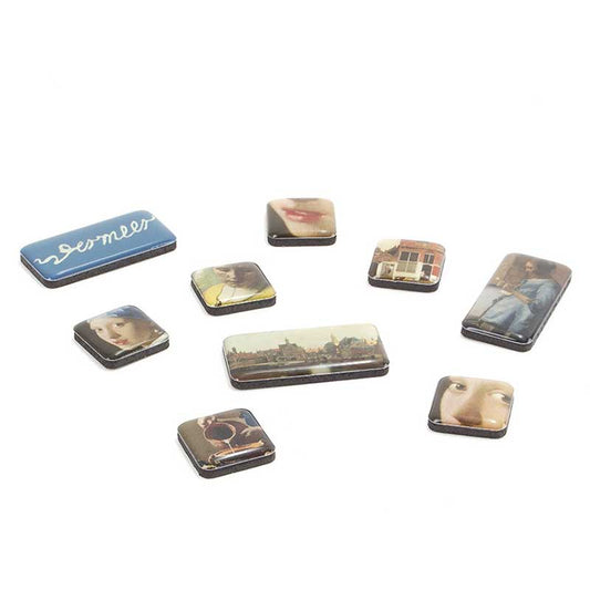 Mini Magnet-Set Vermeer van Delft