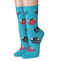 CRÖNERT Socken mit Rollrand Cats in Cups