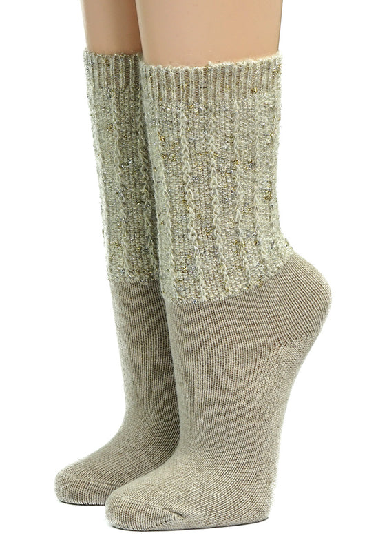 Crönert Kuschelsocken 15408 Beige