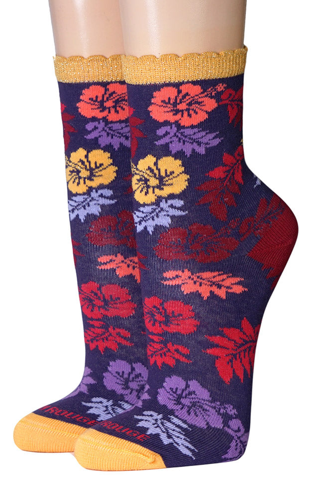 Ruban Rouge Damensocken Hawaii 36-41