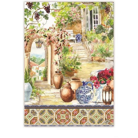 Kitchen Towel Tuscan Terrace Beletage-style