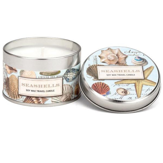 Michel Design Works Sojawachskerze Reisedose-Seashells 110 g