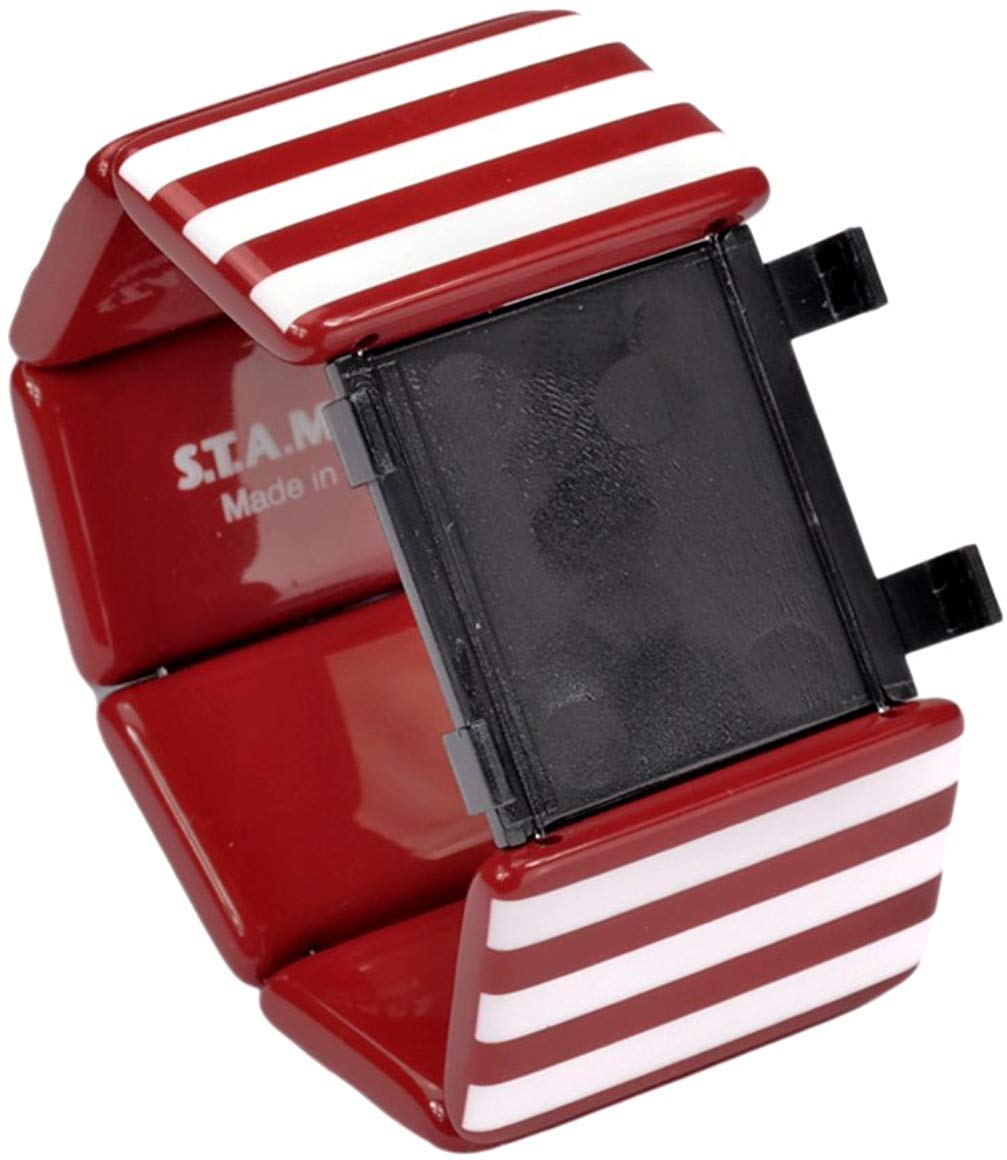 S.T.A.M.P.S. Armband Belta Stripes Red & White