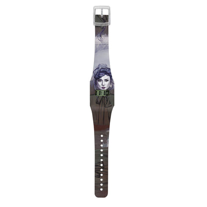 Pappwatch digitale Armbanduhr aus Tyvek® - Miriam