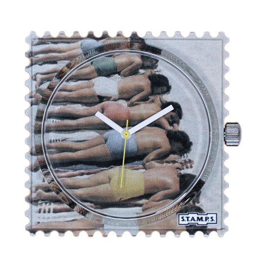 Stamps Uhr Sonnenbaden, Körper am Strand