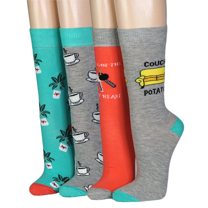 Urban Eccentric Geschenkpackung 4 Socken My Home Gr. 39-43