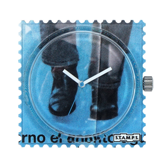 STAMPS Uhr Zifferblatt Beine Mann