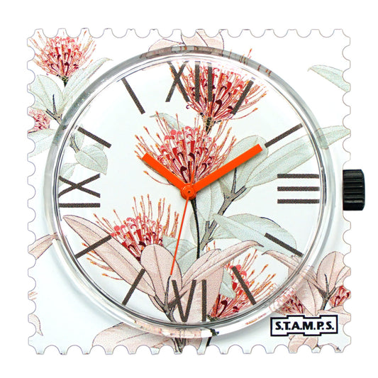 Damen Uhr Zifferblatt mit Blumen