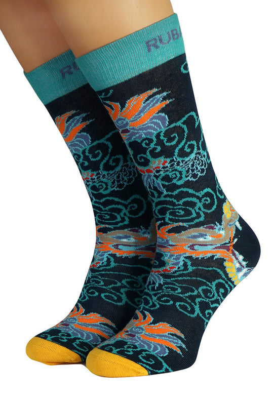 Ruban Rouge Herrensocken Flying Dragon 40/45