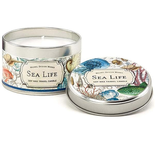 Michel Design Works Sojawachskerze Reisedose - Sea Life 110 g