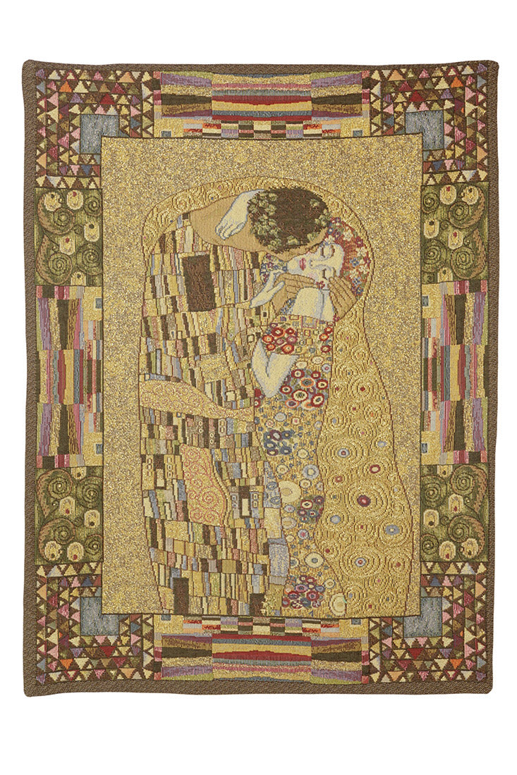 Wandbehang Gobelin Der Kuss nach Gustav Klimt