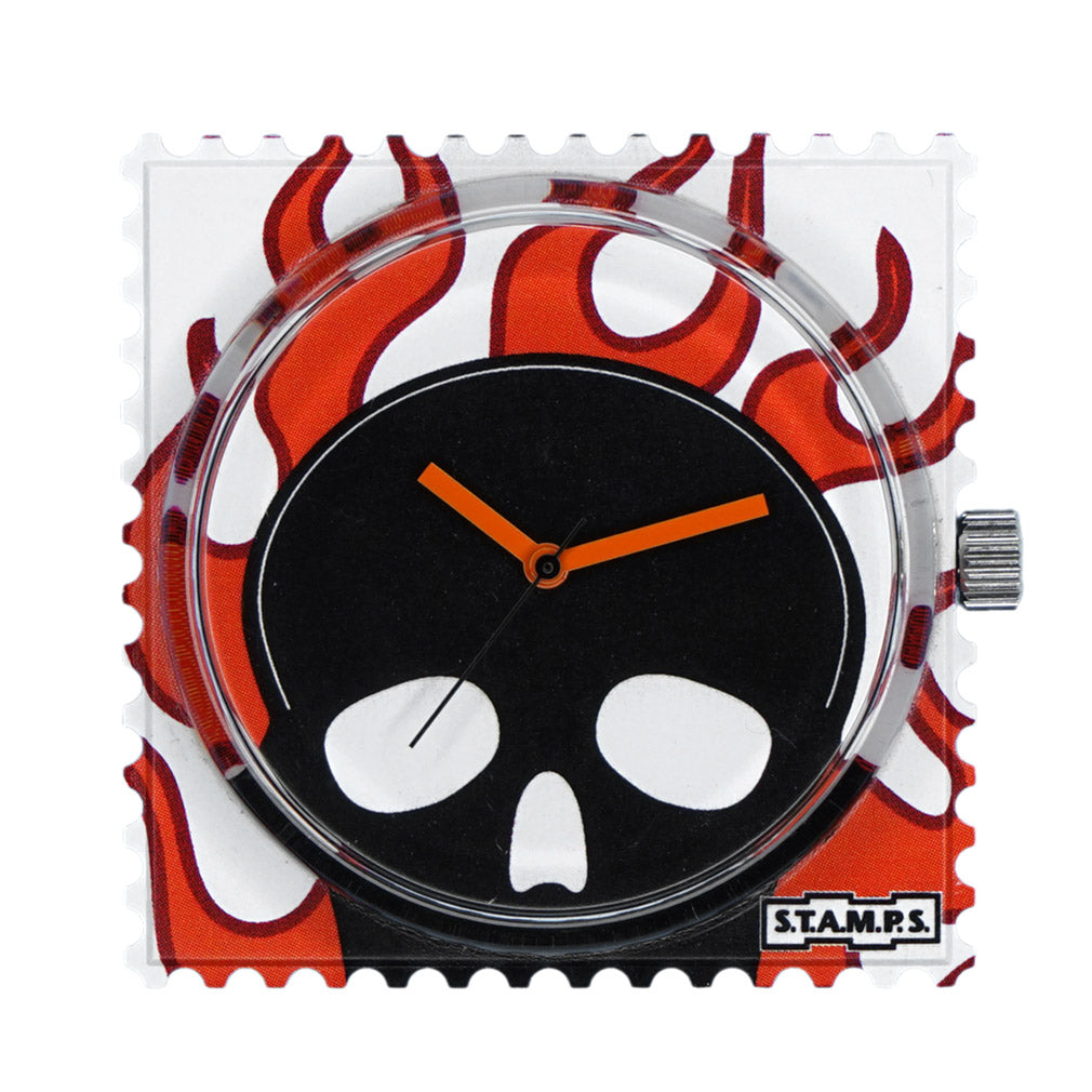 STAMPS Uhr Zifferblatt Scull Totenkopf