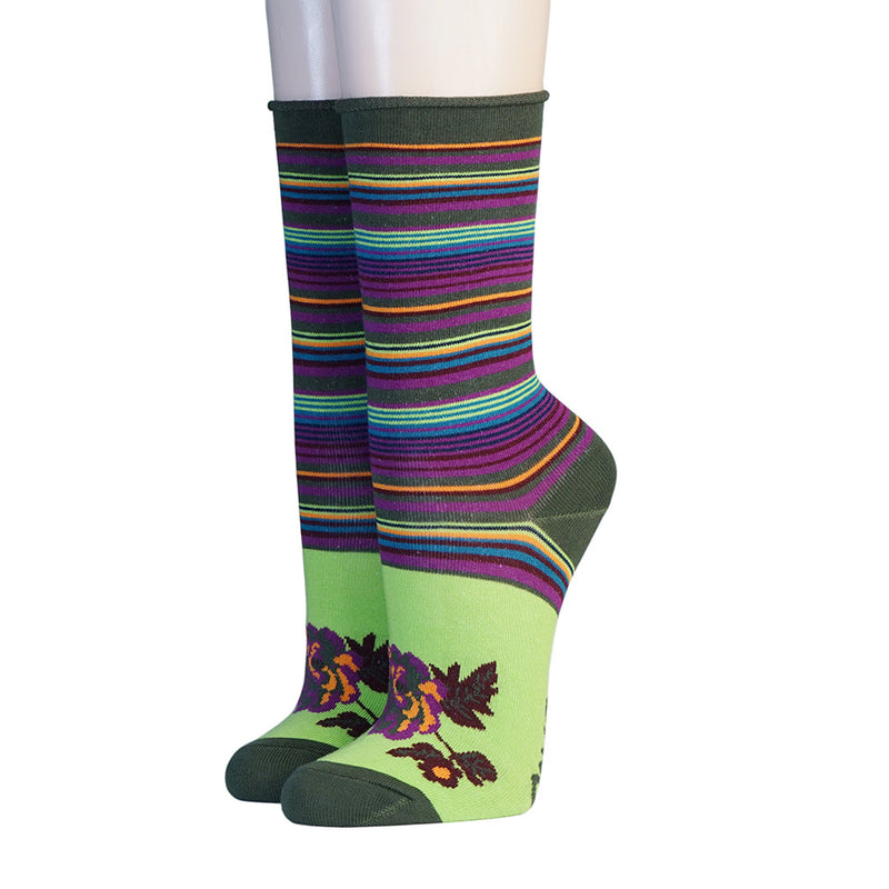 CRÖNERT Damensocken mit Rollrand Charlotte 18437