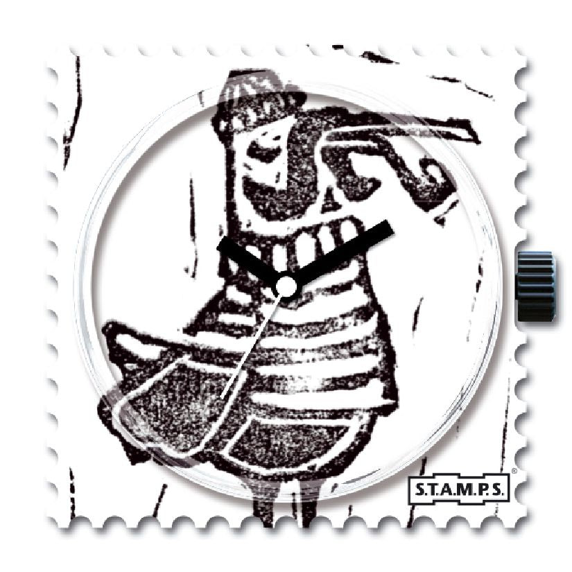 STAMPS Uhr Zifferblatt Möve