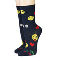 CRÖNERT Damensocken mit Rollrand Smiley and Cherry Crönert